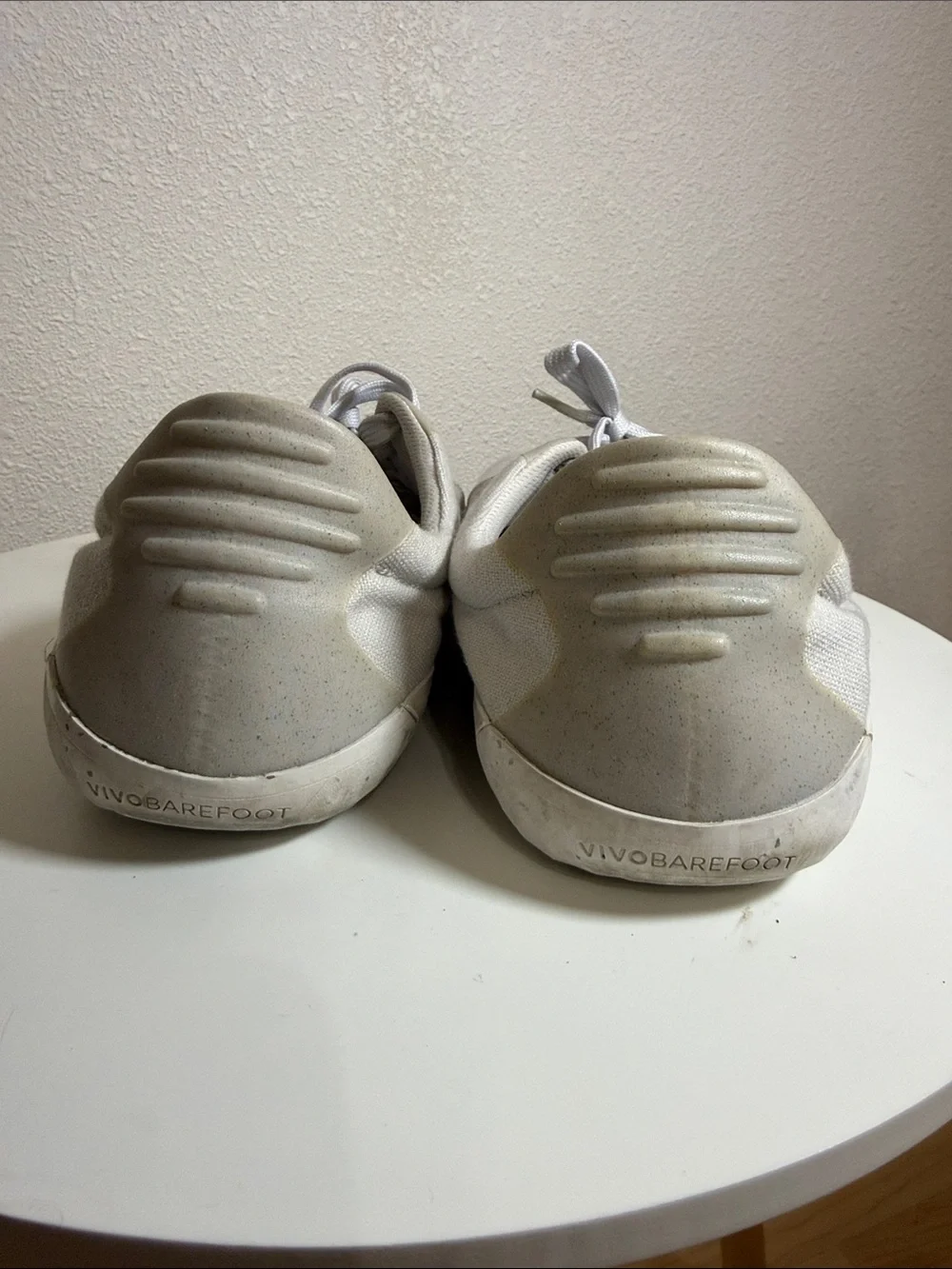 Vivo Barefoot Men's Off-White Canvas Minimalist Sneaker